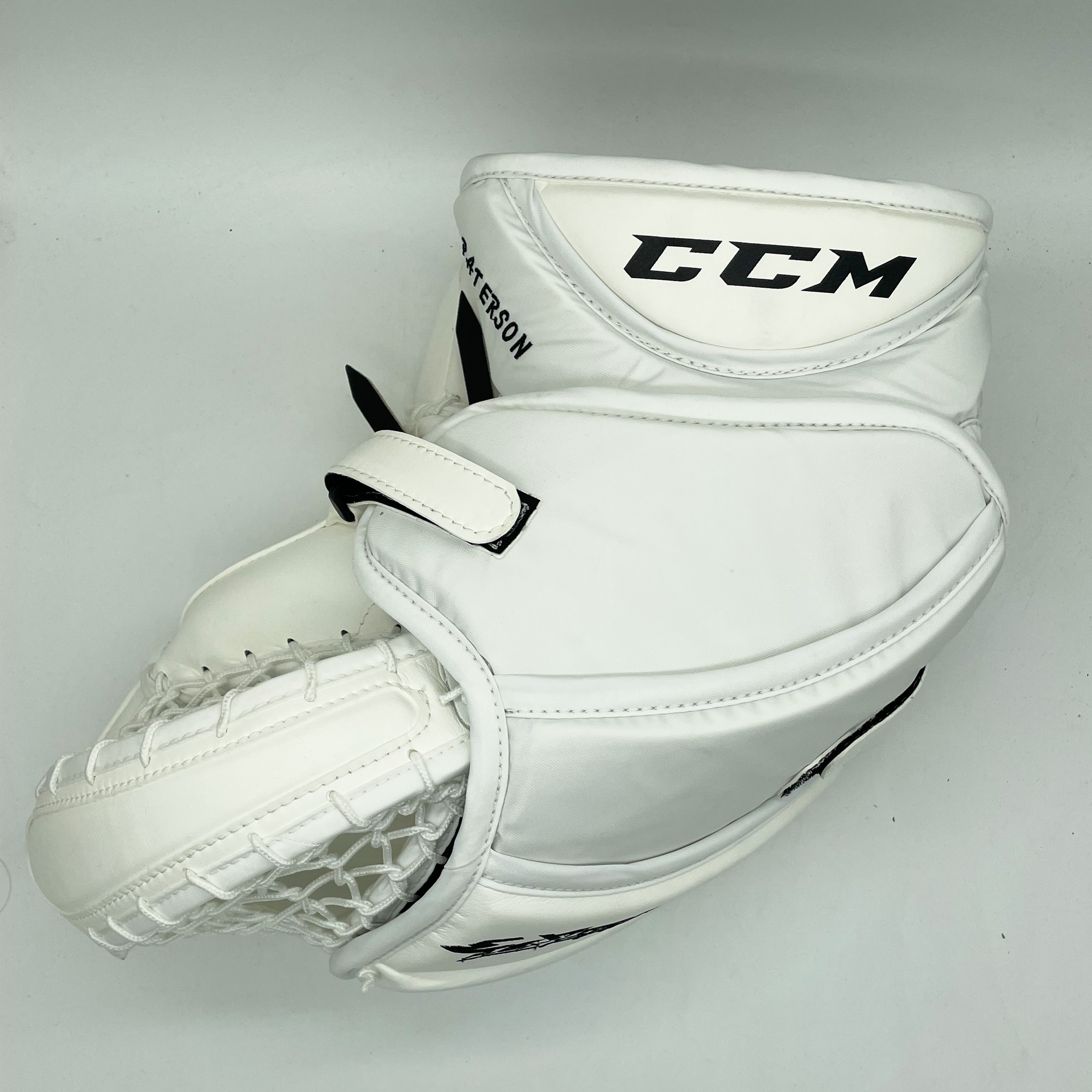 CCM Extreme Flex Pro - Nouveau gant de gardien de but Pro Stock (blanc)